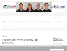 Tablet Screenshot of bisson.de